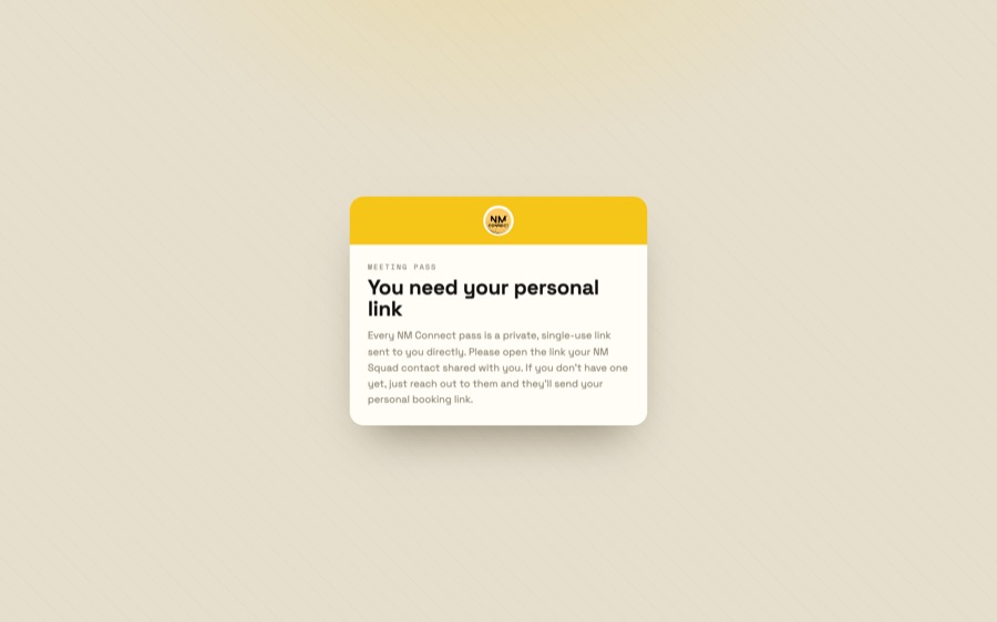 Meeting Pass